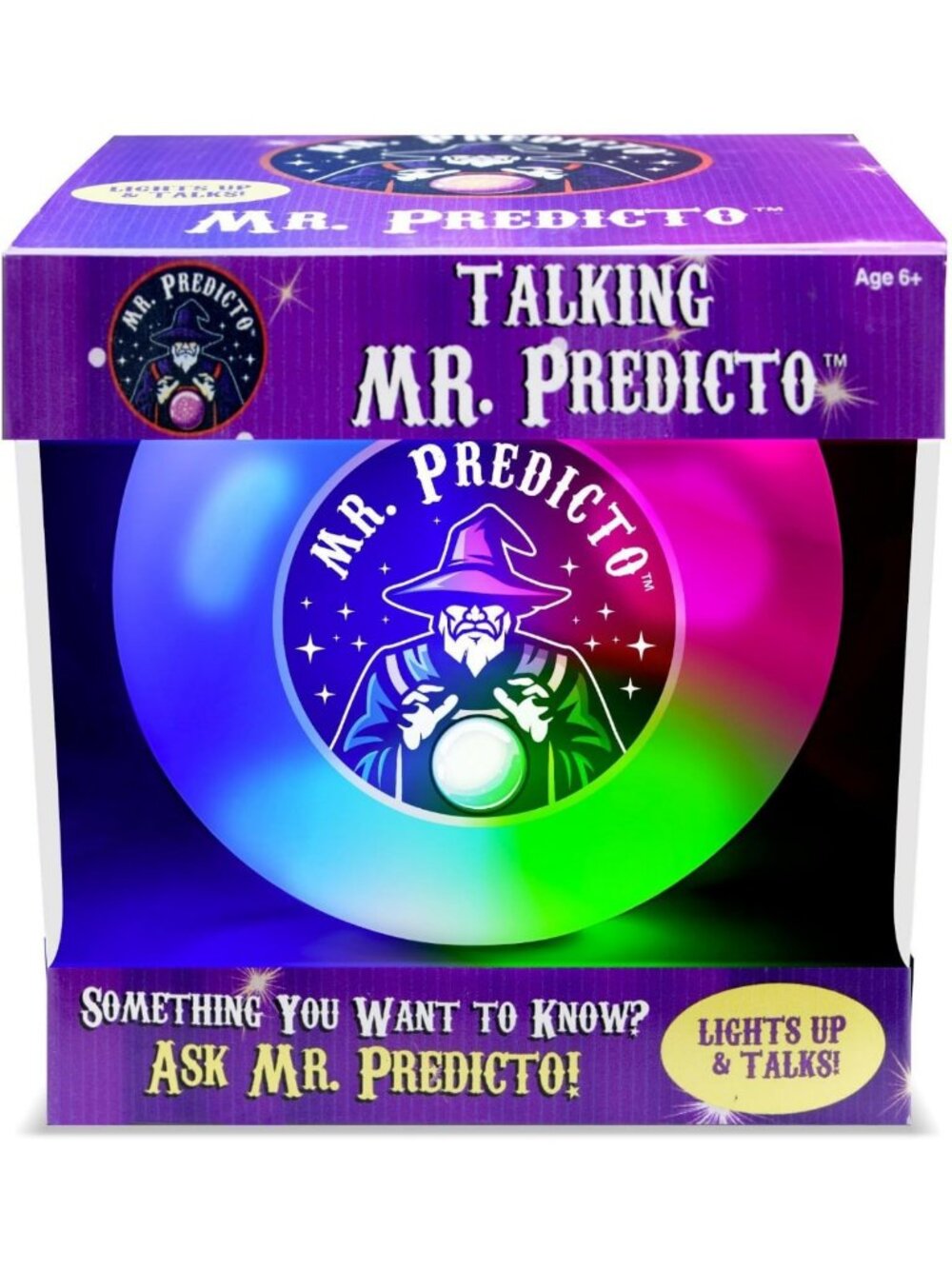 Talking Crystal Ball Fortune Teller Toy - Fun Halloween Prop for Kids & Parties